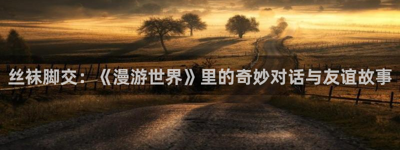 bl新新漫画：丝袜脚交：《漫游世界》里的奇妙对话与友谊故事