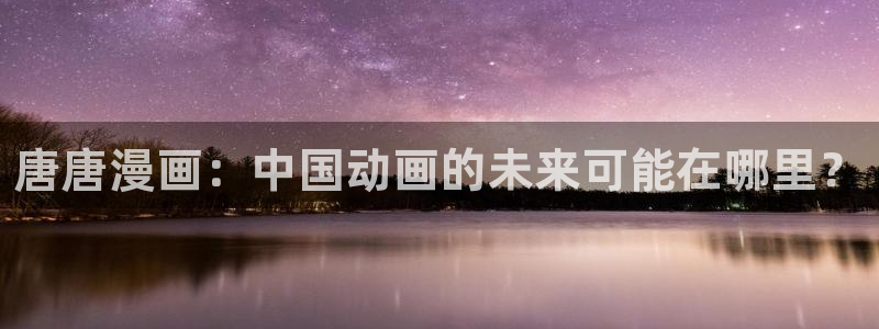 新新漫画电脑：唐唐漫画：中国动画的未来可能在哪里？