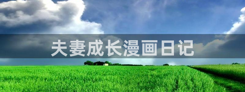 新新漫画入口免费阅读：夫妻成长漫画日记